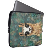 Neugieriger Baby Llama - Niedlich Laptopschutzhülle (Vorne Rechts)