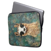 Neugieriger Baby Llama - Niedlich Laptopschutzhülle (Vorderseite Links)