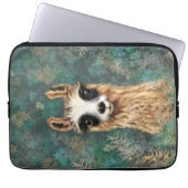 Neugieriger Baby Llama - Niedlich Laptopschutzhülle (Vorderseite)