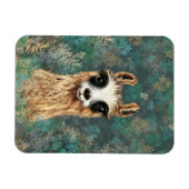 Neugieriger Baby Llama - Niedlich Magnet (Horizontal)