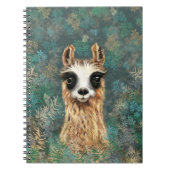 Neugieriger Baby Llama - Niedlich - Notizblock (Vorderseite)