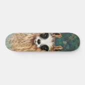 Neugieriger Baby Llama - Niedlich Skateboard (Horizontal)