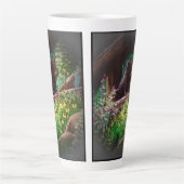 Neugieriger Bären-Latte-Cup Milchtasse (Vorderseite)
