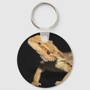 Neugieriger bärtiger Drache 3 Schlüsselanhänger