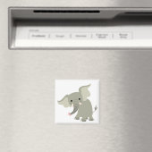 Neugieriger Cartoon Elephant Magnet (In Situ (Geschirrspüler))