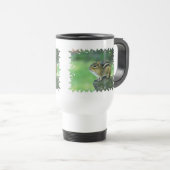 Neugieriger Chipmunk-Plastikreise-Tasse Reisebecher (VorderseiteRechts)