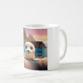 Neugieriger Chipmunk-Sammelnüsse - naturlich Inspi Kaffeetasse (VorderseiteRechts)