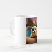 Neugieriger Chipmunk-Sammelnüsse - naturlich Inspi Kaffeetasse (Vorderseite Links)