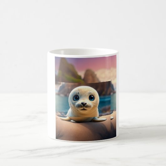 Neugieriger Chipmunk-Sammelnüsse - naturlich Inspi Kaffeetasse (Mittel)