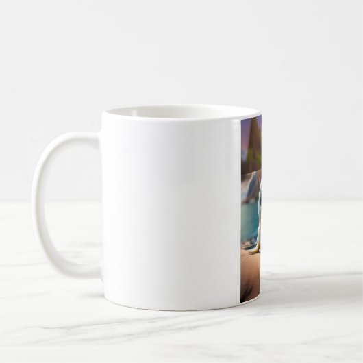 Neugieriger Chipmunk-Sammelnüsse - naturlich Inspi Kaffeetasse (Links)