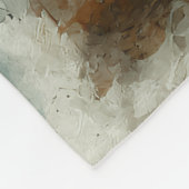 Neugieriger Corgi Herbstblick Fleecedecke (Ecke)