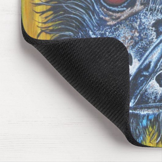 Neugieriger Emu Mousepad (Ecke)