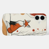 Neugieriger Fuchs Case-Mate iPhone Hülle (Rückseite (Horizontal))