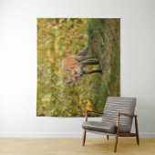 Neugieriger Fuchs Wandteppich (Beispiel)