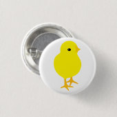 Neugieriger Gelbkick Button (Vorne & Hinten)