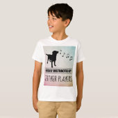 Neugieriger Hund, leicht von Zither-Spielern abgel T-Shirt (Vorne ganz)