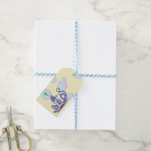 Neugieriger Kleiner Drache Geschenkanhänger (Mit Garn)