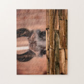 Neugieriger Llama, Jigsaw Puzzle (Vertikal)