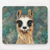 Neugieriger Llama Mouse Pad Gift Fun - Malerei Mousepad (Vorne)