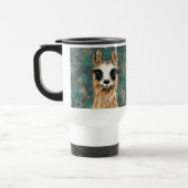 Neugieriger Llama Travel Mug - Lächeln Reisebecher (Links)