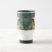 Neugieriger Llama Travel Mug - Lächeln Reisebecher (Mittel)
