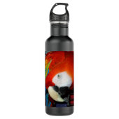 Neugieriger Macaw Trinkflasche (Vorderseite)