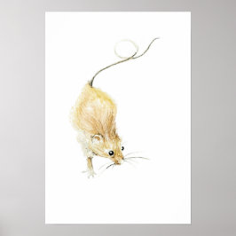  Neugieriger Mausdruck Poster