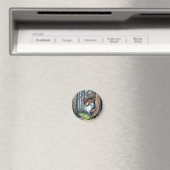 neugieriger norwegischer Troll, Magnet (In Situ (Geschirrspüler))