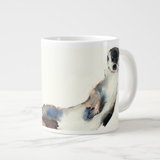 Neugieriger Otter 2003 Jumbo-Tasse (Vorderseite Rechts)