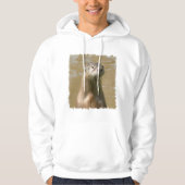 Neugieriger Otter-mit Kapuze Sweatshirt (Vorderseite)