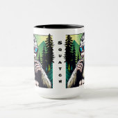 Neugieriger Platz mit Sonnenbrille Tasse (Zentrum)