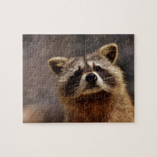 Neugieriger Raccoon Puzzle