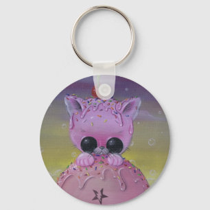 neugieriger Schlüsselanhänger