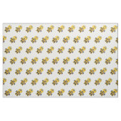 Neugieriger Spielzeugroboter, der unten schaut Stoff (Fat Quarter (45,7 x 55,9 cm))