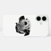 Neugieriger Terrier Mix iPhone Case (Rückseite (Horizontal))