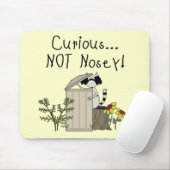 Neugieriger Waschbär Mousepad (Mit Mouse)