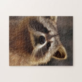 Neugieriger Waschbär Puzzle (Horizontal)