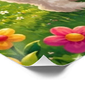 Neugieriger Welpe Poster (Ecke)