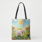 Neugieriger Welpe Tasche (Vorderseite)