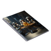 Neugieriges Apes-Notebook Notizblock (Rechte Seite)