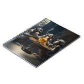 Neugieriges Apes-Notebook Notizblock (Linke Seite)