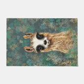 Neugieriges Baby Llama Doormat Fußmatte (Vorderseite)