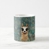 Neugieriges Baby Llama Funny Mug Geschenk Kaffeetasse (Mittel)