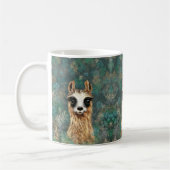 Neugieriges Baby Llama Funny Mug Geschenk Kaffeetasse (Links)