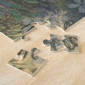 Neugieriges Baby Llama Puzzle Funny (Seite)