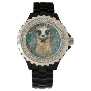 Neugieriges Baby Llama - Sweet Armbanduhr