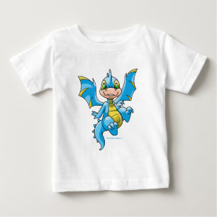 Neugieriges blaues Scorchio Baby T-shirt