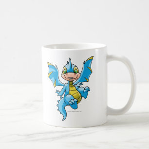 Neugieriges blaues Scorchio Kaffeetasse