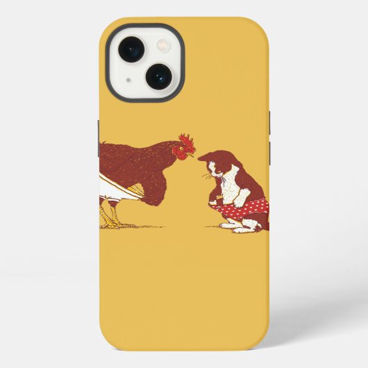 NEUGIERIGES CAT UND CHOOK iPhone 6 starker Fall Hülle (Rückseite)