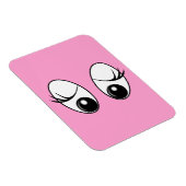 Neugieriges Eyes Custom Colors Magnet (Rechte Seite)